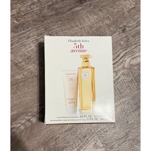 Elizabeth‎ Arden 5th Avenue Eau de Parfum Spray Body Lotion Gift 4.2 oz 3.3 oz